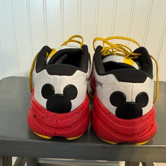 Brooks Black and White Sneakers with Red Sole - Picture 2 of 6